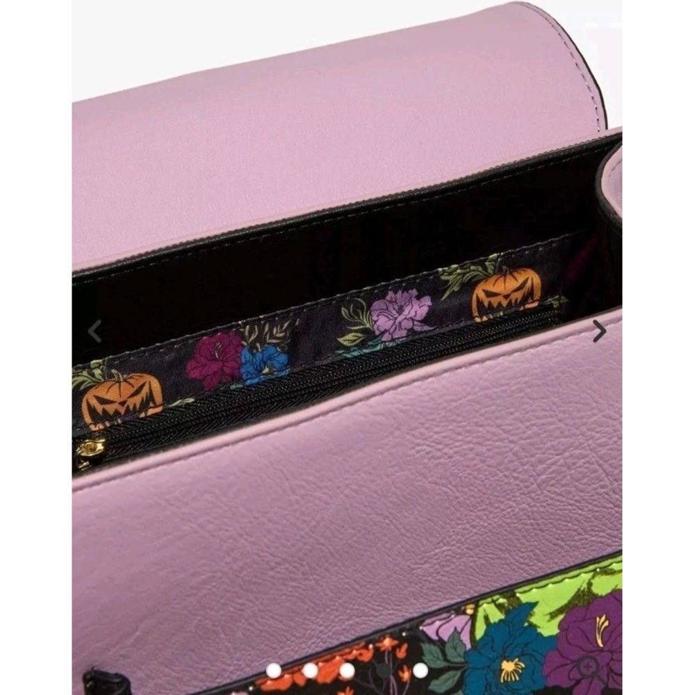 Loungefly Nightmare Before Christmas Oogie Boogie Floral Buckle Backpack Wallet - Picture 9 of 9